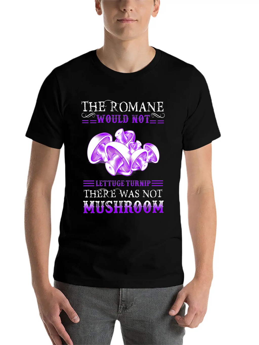 Mushroom T Shirt Unisex Short Sleeve Soft Cotton T-Shirt – Casual Everyday Wear