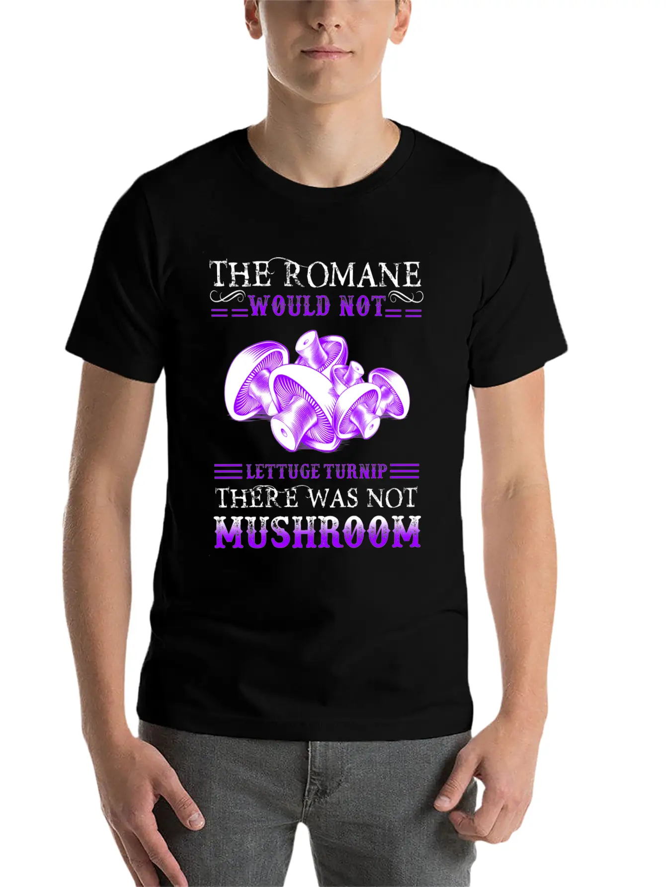 Mushroom T Shirt Unisex Short Sleeve Soft Cotton T-Shirt – Casual Everyday Wear