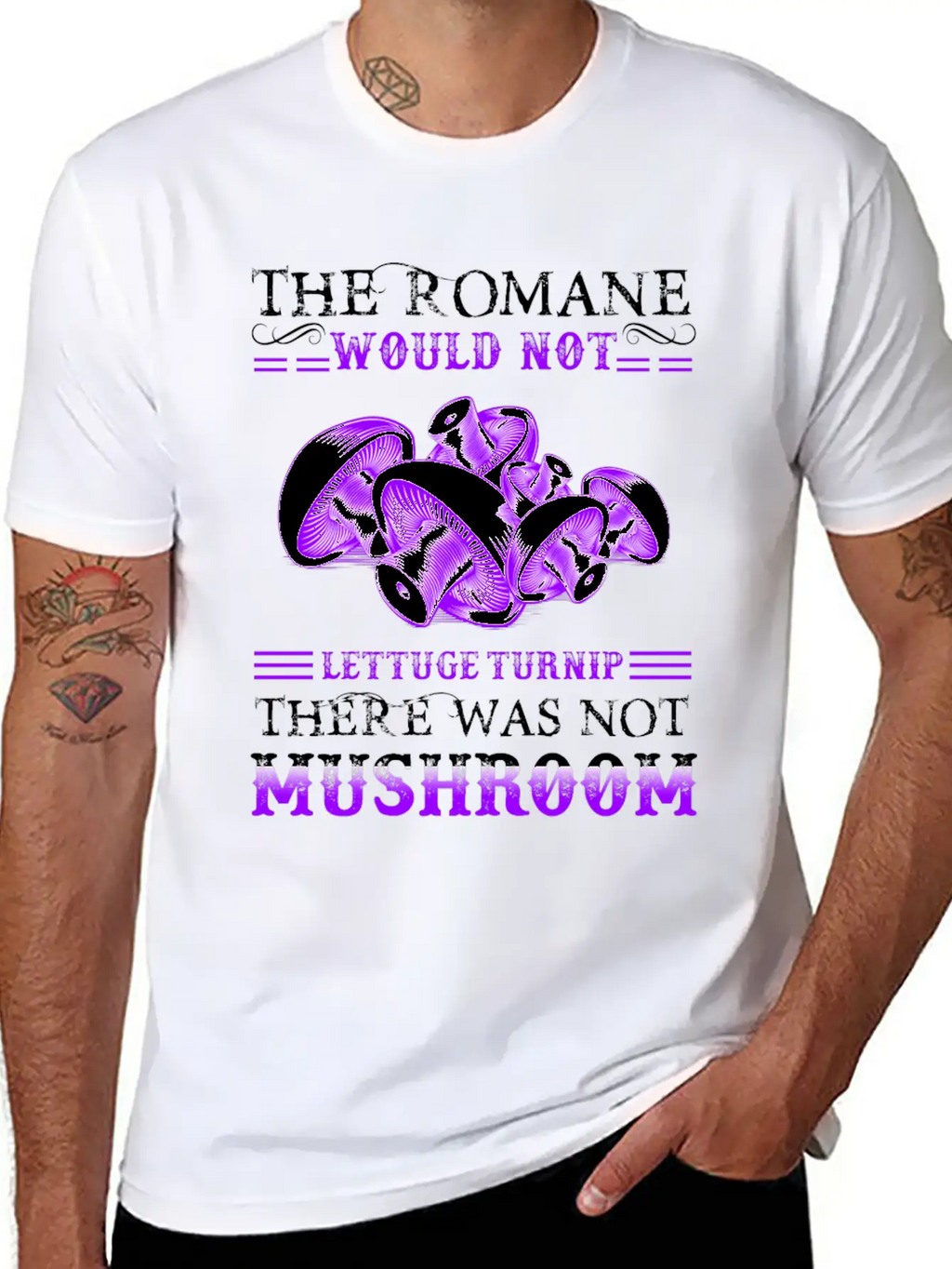 Mushroom T Shirt Unisex Short Sleeve Soft Cotton T-Shirt – Casual Everyday Wear