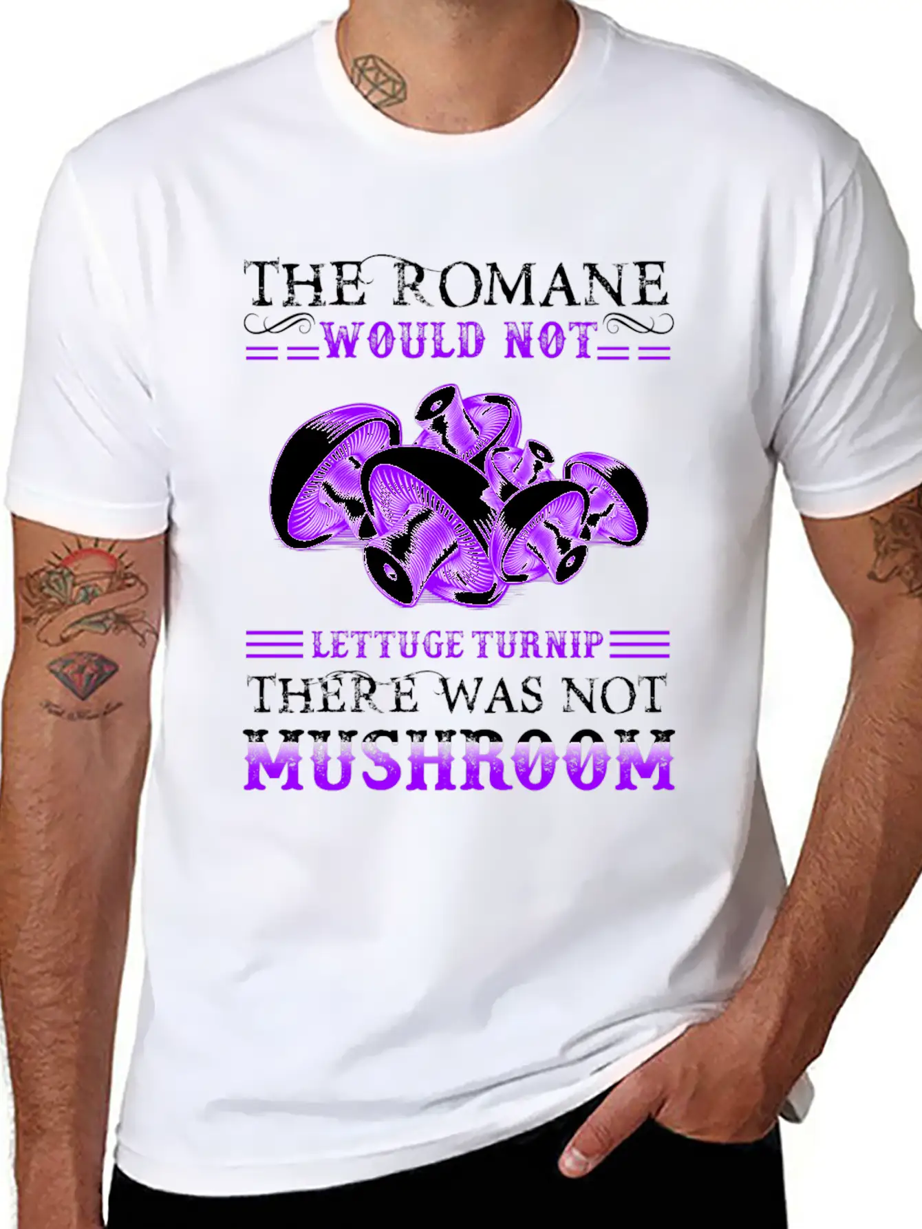Mushroom T Shirt Unisex Short Sleeve Soft Cotton T-Shirt – Casual Everyday Wear