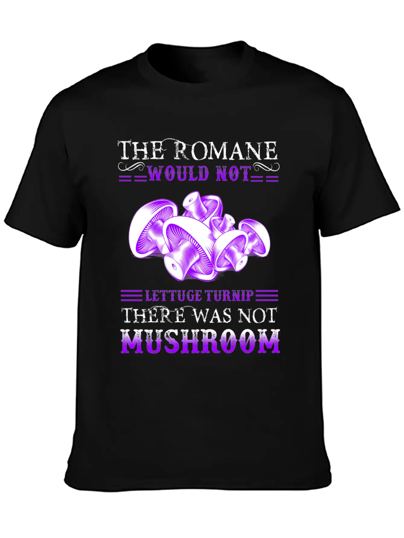 Mushroom T Shirt Unisex Short Sleeve Soft Cotton T-Shirt – Casual Everyday Wear
