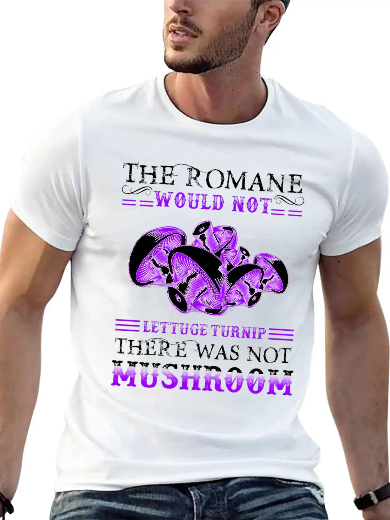 Mushroom T Shirt Unisex Short Sleeve Soft Cotton T-Shirt – Casual Everyday Wear