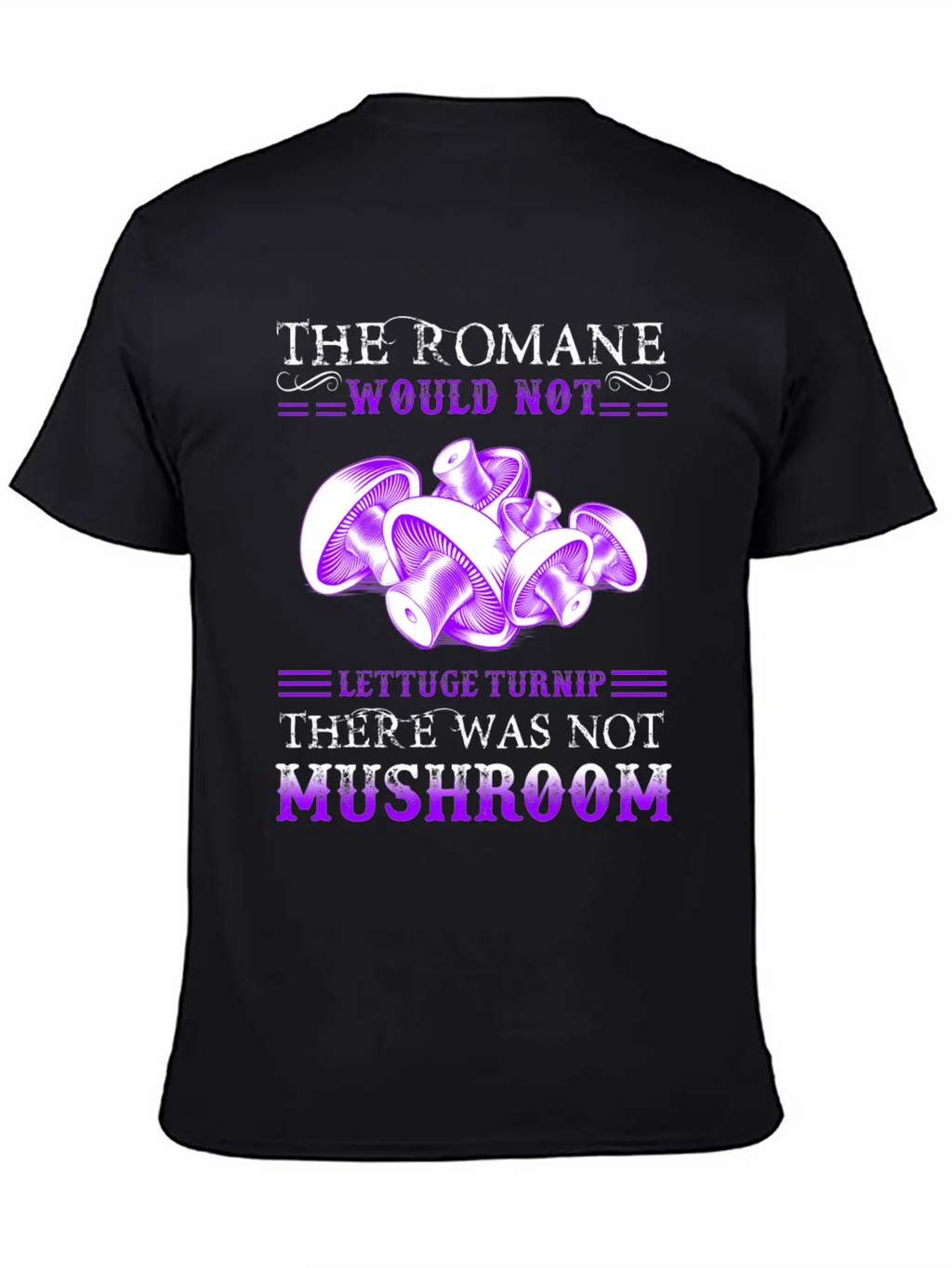 Mushroom T Shirt Unisex Short Sleeve Soft Cotton T-Shirt – Casual Everyday Wear