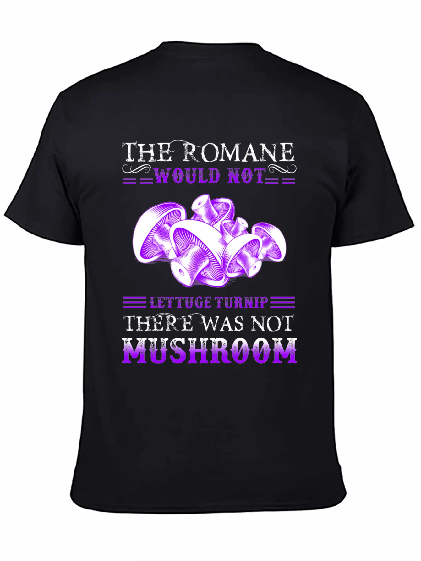 Mushroom T Shirt Unisex Short Sleeve Soft Cotton T-Shirt – Casual Everyday Wear