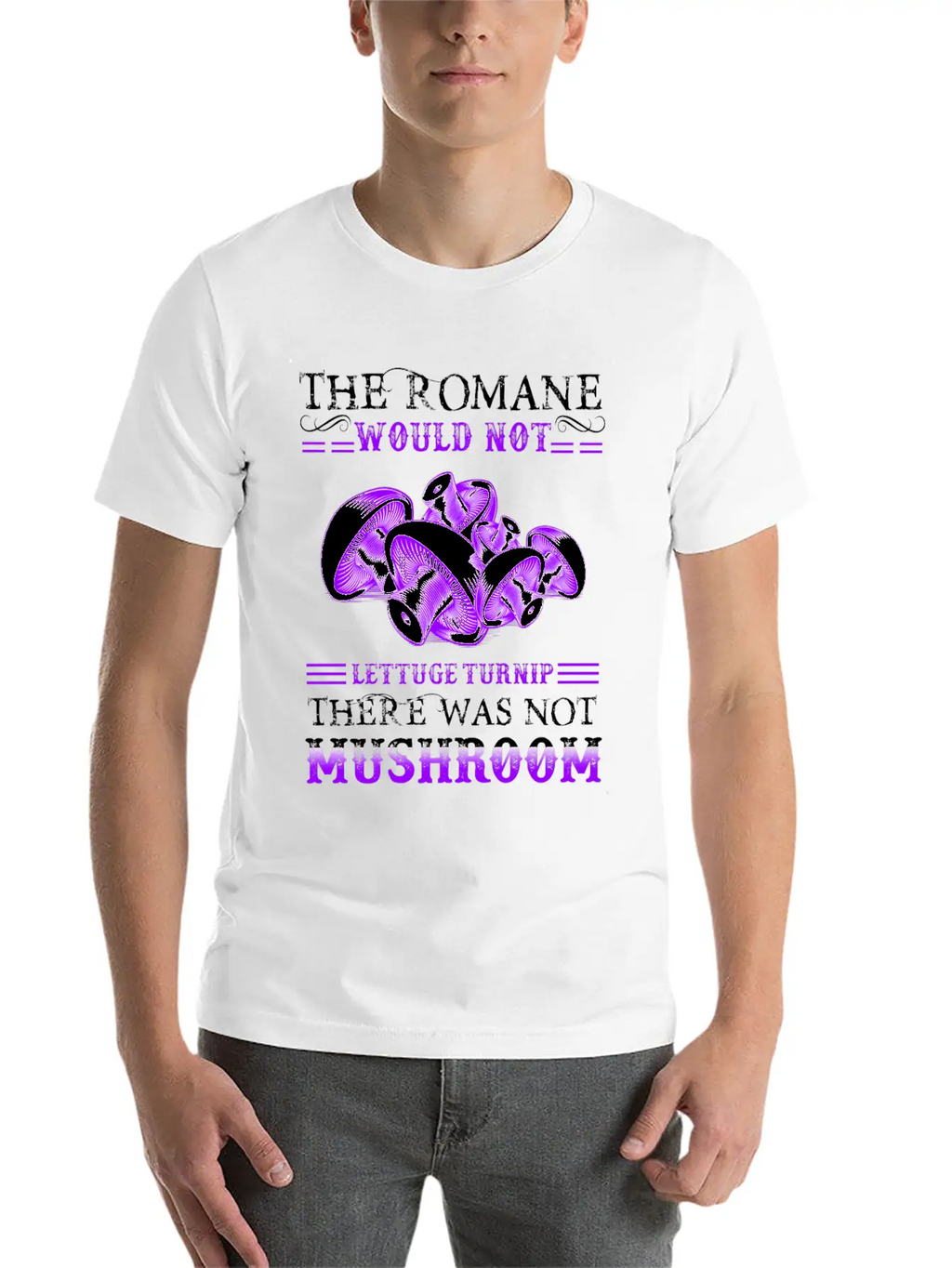 Mushroom T Shirt Unisex Short Sleeve Soft Cotton T-Shirt – Casual Everyday Wear