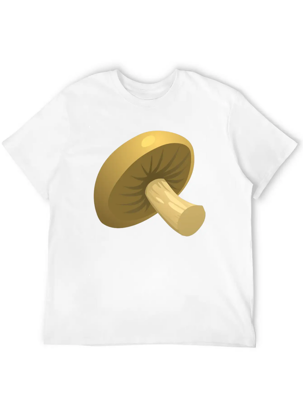 Mushroom Unisex Short Sleeve Soft Cotton T-Shirt – Casual Everyday Wear