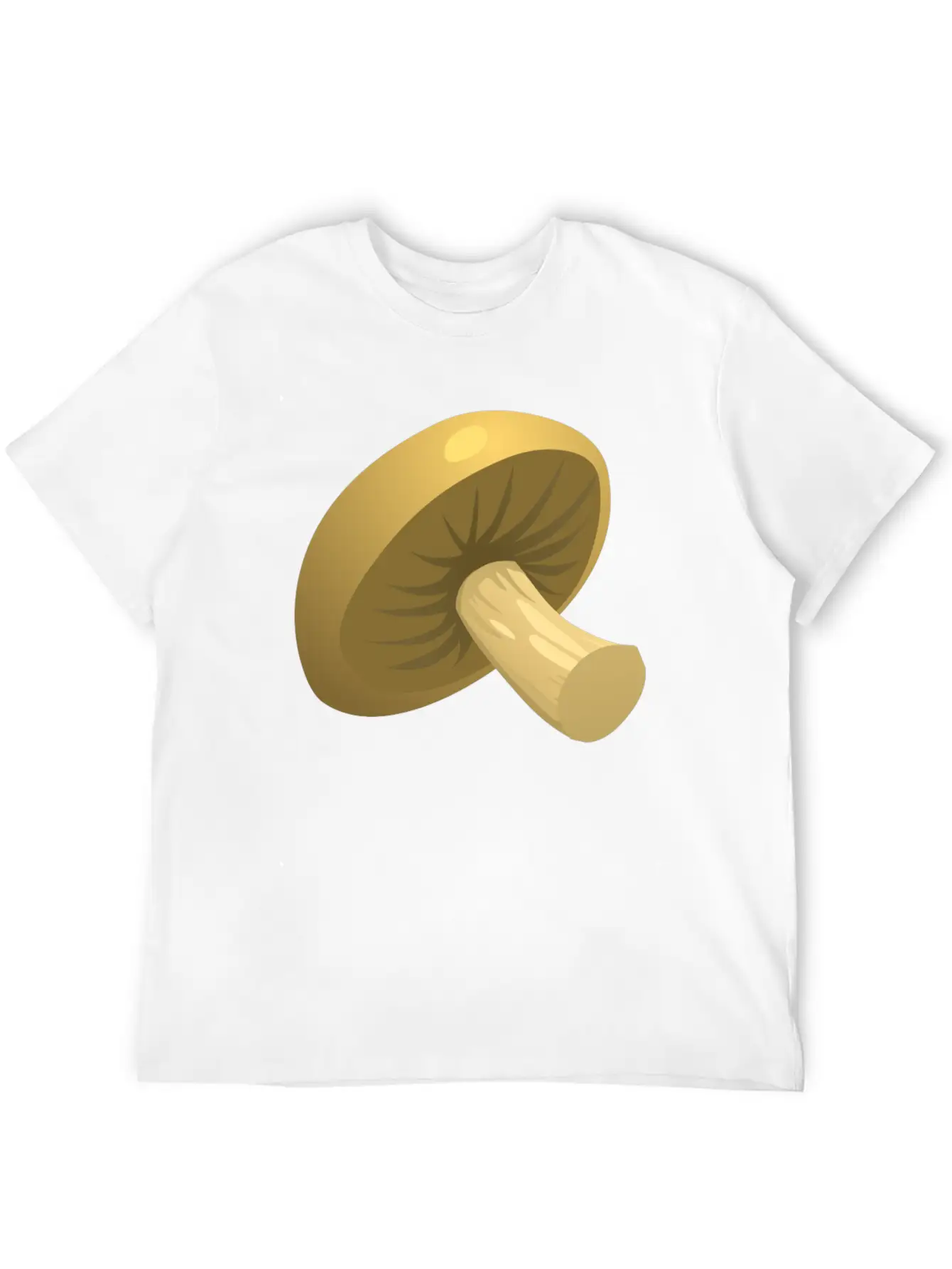 Mushroom Unisex Short Sleeve Soft Cotton T-Shirt – Casual Everyday Wear