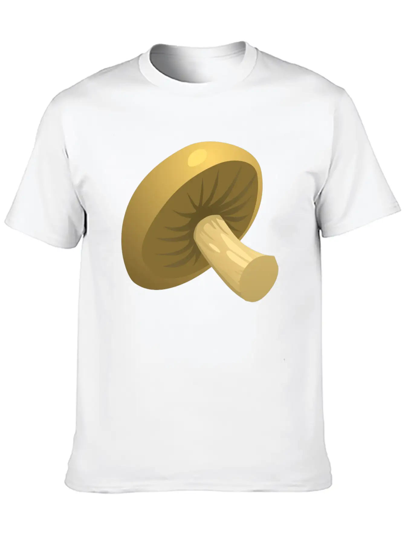 Mushroom Unisex Short Sleeve Soft Cotton T-Shirt – Casual Everyday Wear