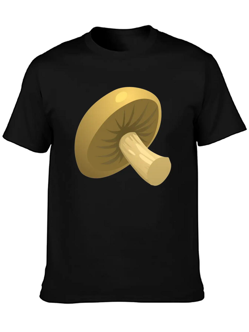 Mushroom Unisex Short Sleeve Soft Cotton T-Shirt – Casual Everyday Wear