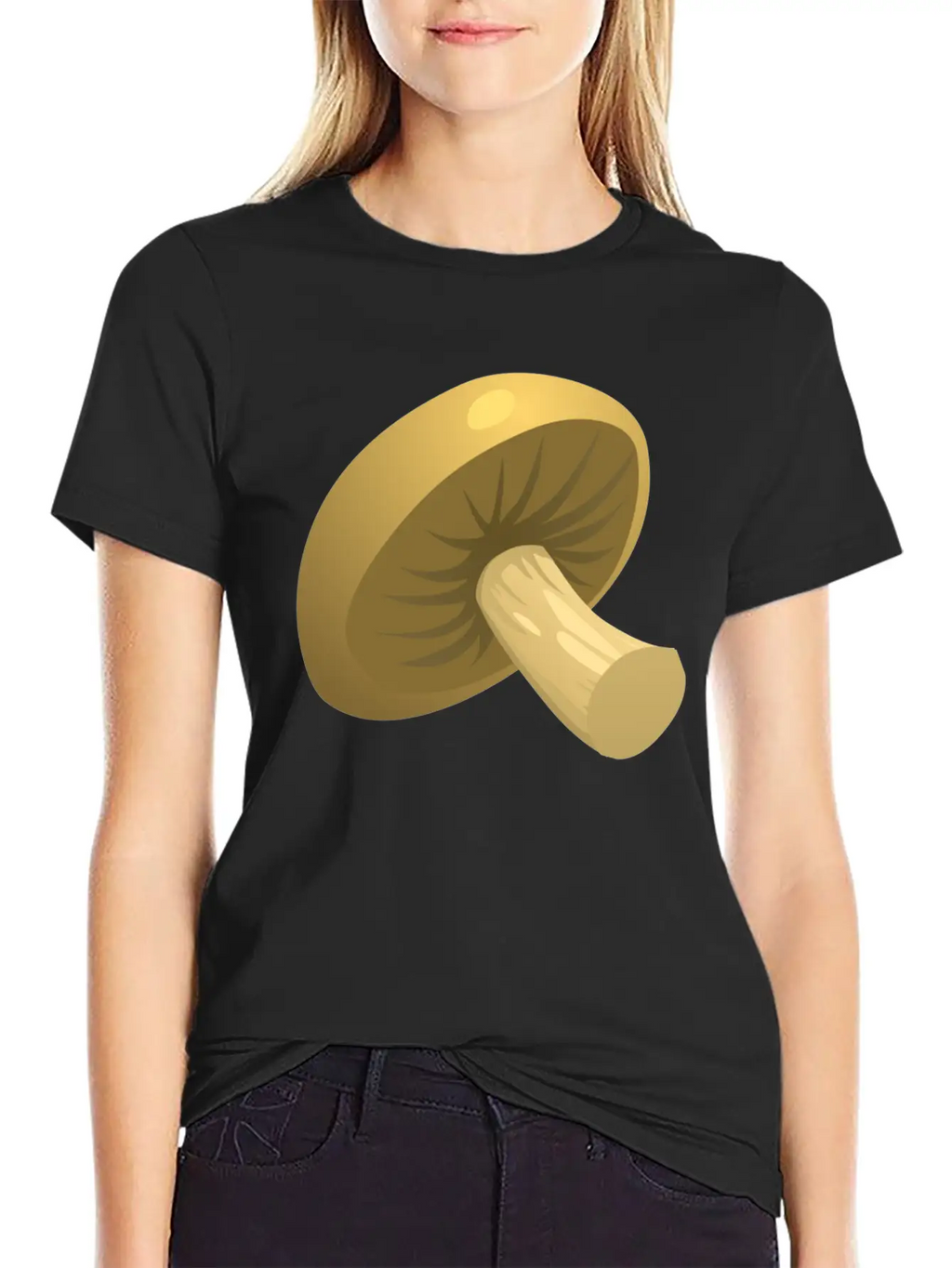 Mushroom Unisex Short Sleeve Soft Cotton T-Shirt – Casual Everyday Wear