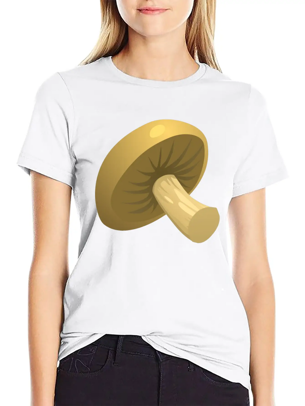Mushroom Unisex Short Sleeve Soft Cotton T-Shirt – Casual Everyday Wear