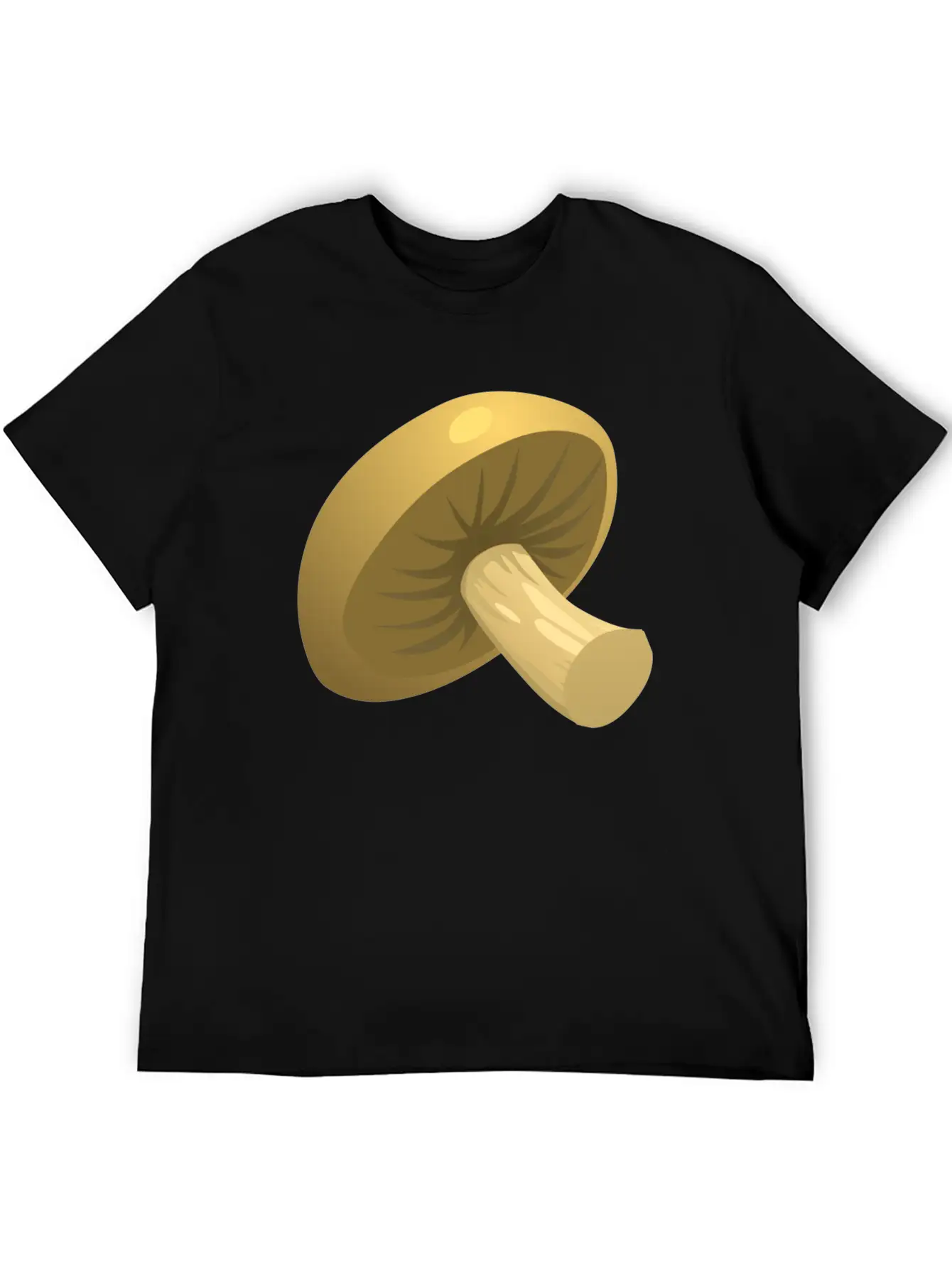 Mushroom Unisex Short Sleeve Soft Cotton T-Shirt – Casual Everyday Wear