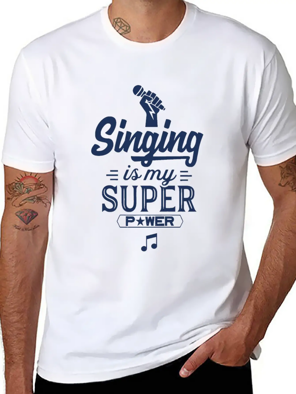 Music Band Singer Vocals Choir Singing Unisex Casual T-Shirt – Clean Design For Daily Comfort