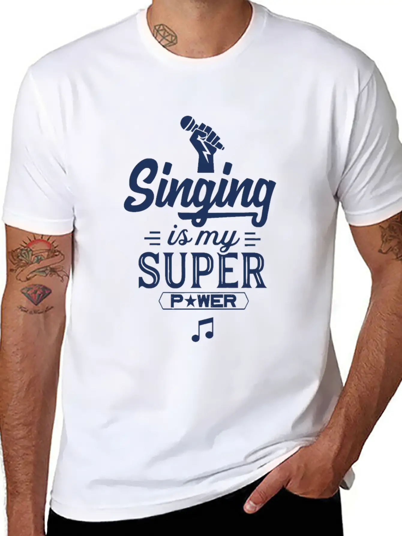 Music Band Singer Vocals Choir Singing Unisex Casual T-Shirt – Clean Design For Daily Comfort
