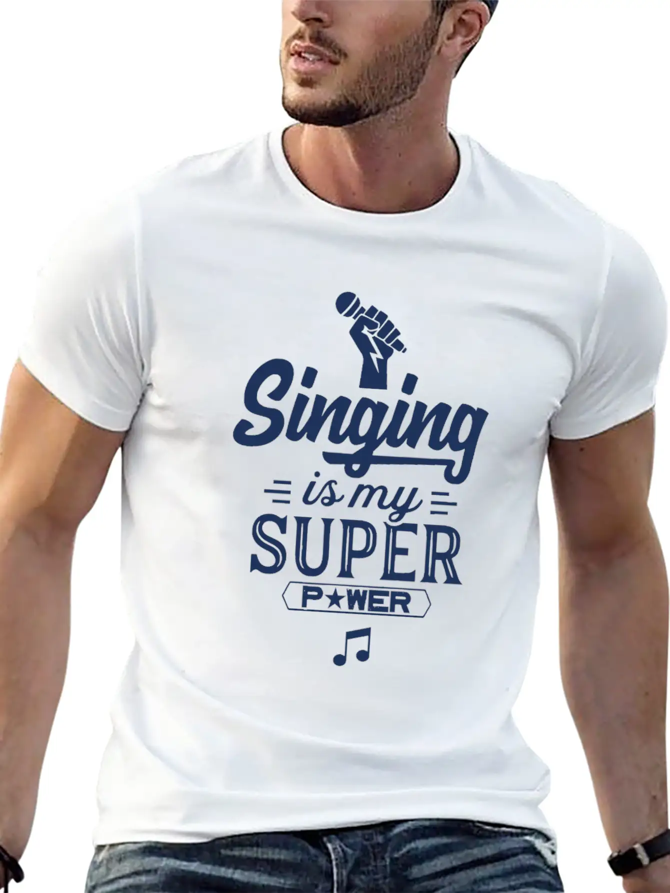 Music Band Singer Vocals Choir Singing Unisex Casual T-Shirt – Clean Design For Daily Comfort