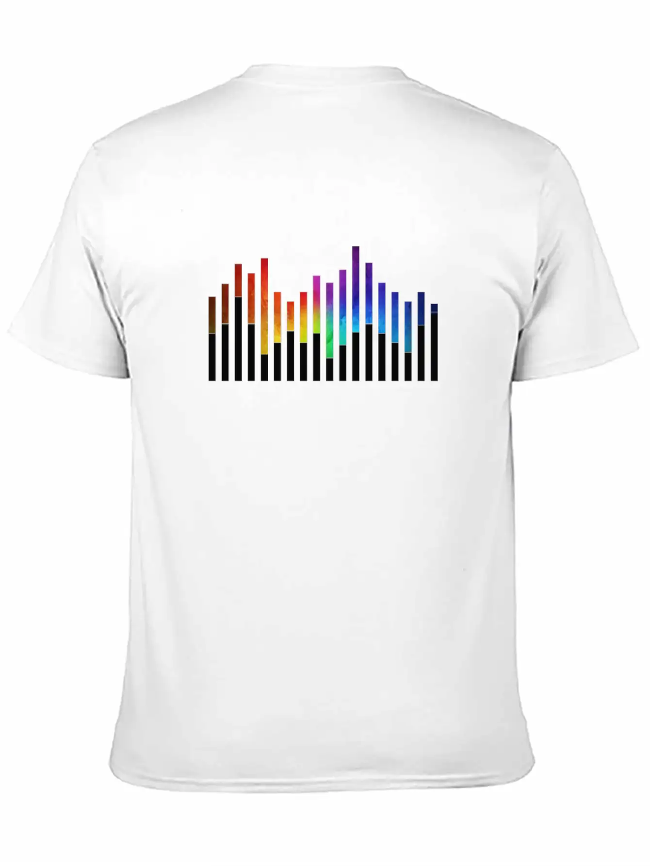 Music Beat Colorful Unisex Casual T-Shirt – Clean Design For Daily Comfort