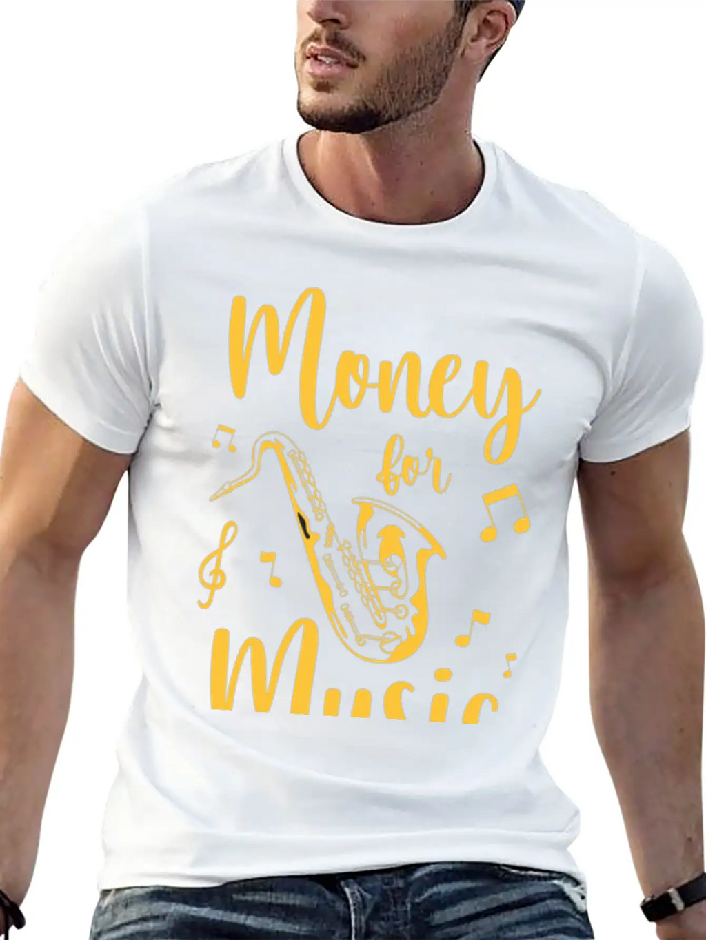 Music Cash Town Musician Casual Graphic T-Shirt – Simple And Comfortable Daily Wear