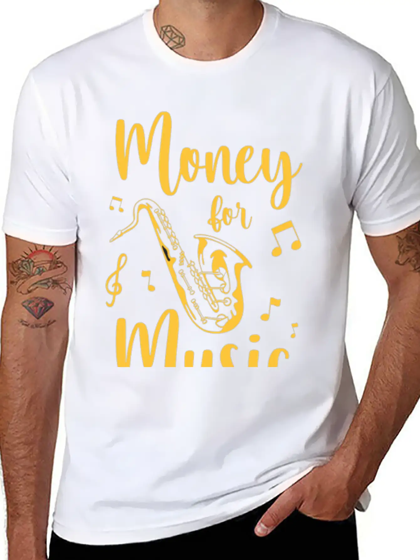 Music Cash Town Musician Casual Graphic T-Shirt – Simple And Comfortable Daily Wear