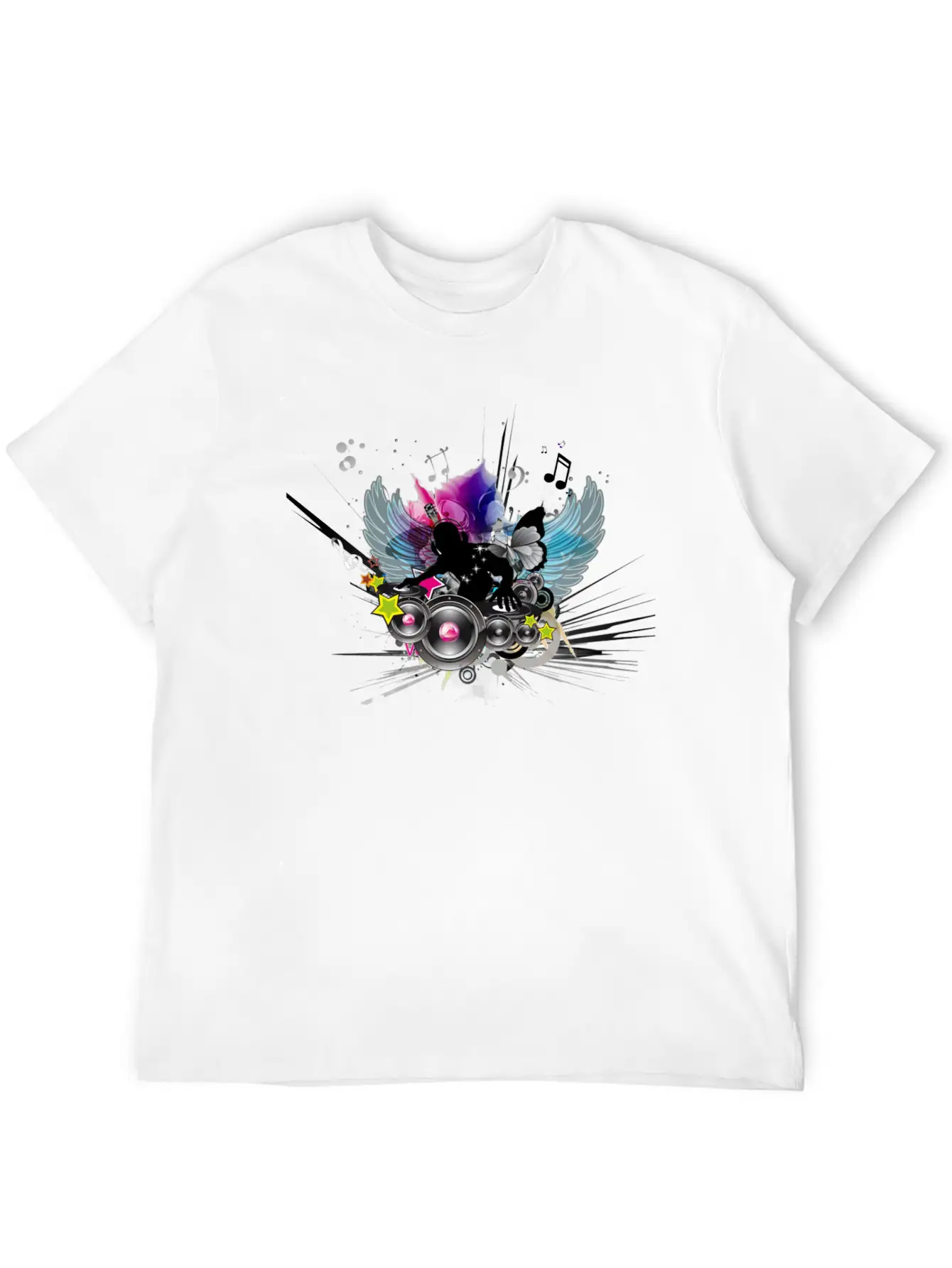 Music Classic Fit Graphic Tee For Daily Comfort – Unisex Cotton Shirt