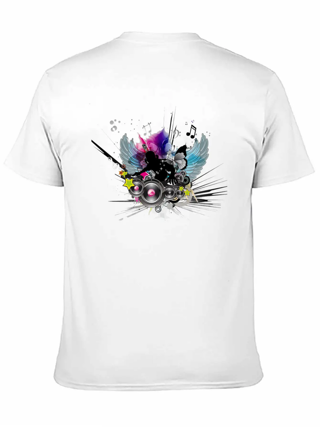 Music Classic Fit Graphic Tee For Daily Comfort – Unisex Cotton Shirt
