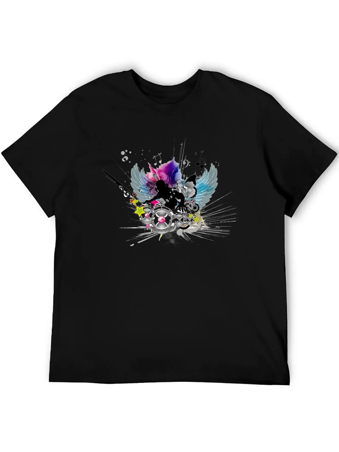 Music Classic Fit Graphic Tee For Daily Comfort – Unisex Cotton Shirt