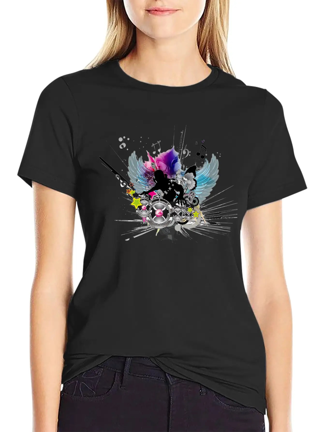 Music Classic Fit Graphic Tee For Daily Comfort – Unisex Cotton Shirt