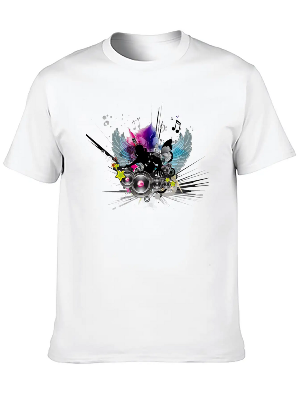 Music Classic Fit Graphic Tee For Daily Comfort – Unisex Cotton Shirt