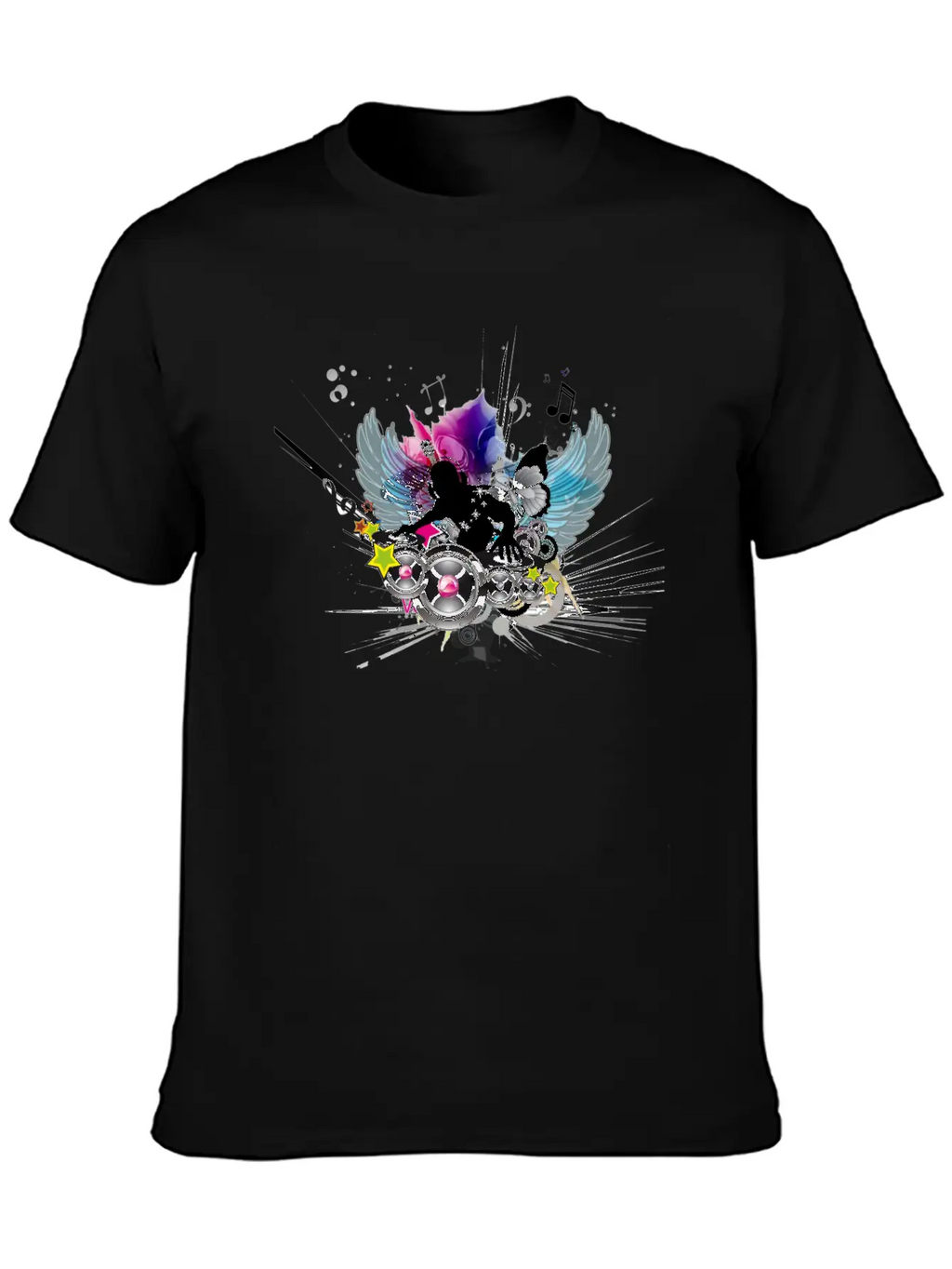 Music Classic Fit Graphic Tee For Daily Comfort – Unisex Cotton Shirt