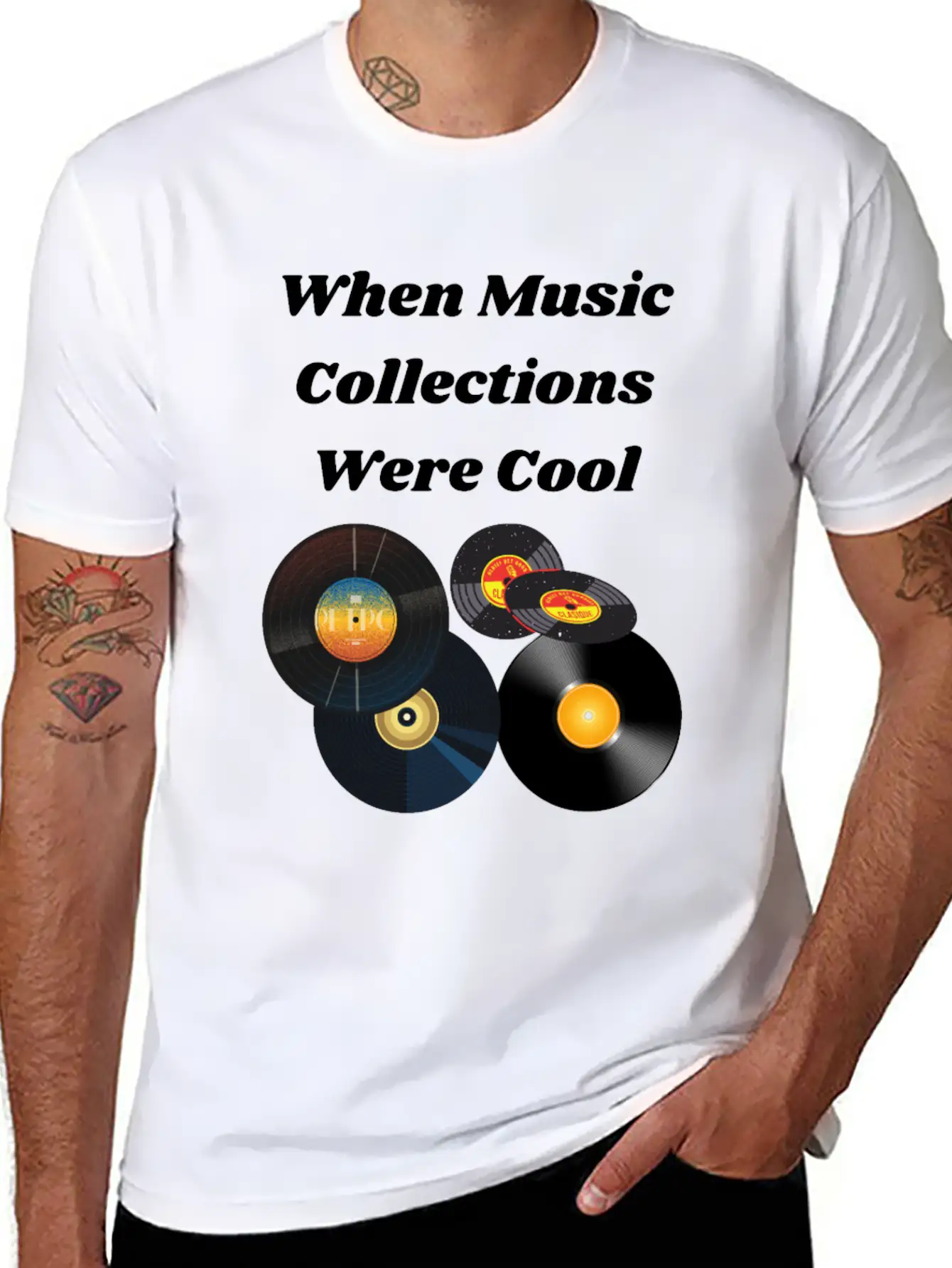 Music Collections Essential Cotton Tee For Daily Outfits – Unisex Style