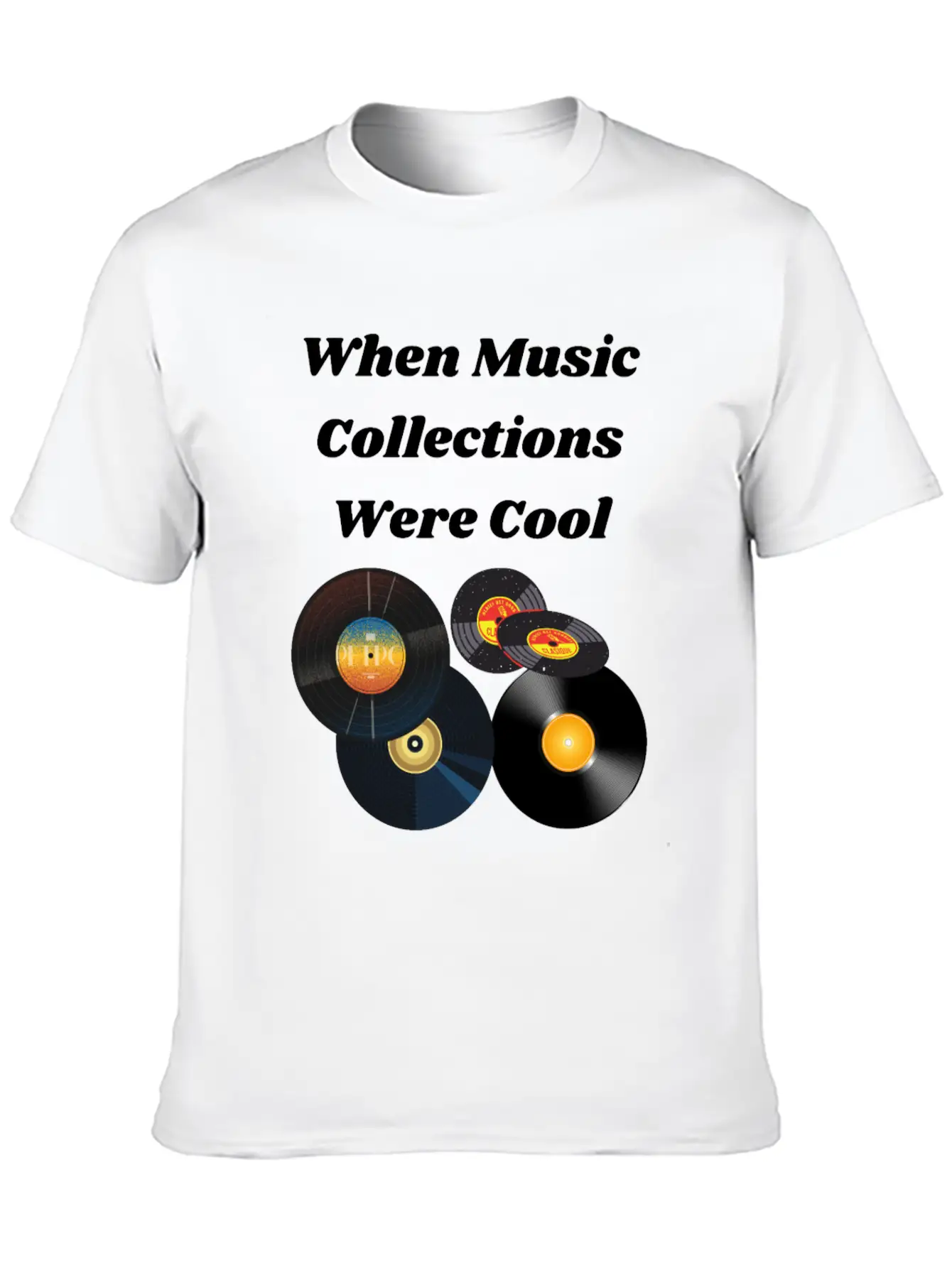 Music Collections Essential Cotton Tee For Daily Outfits – Unisex Style