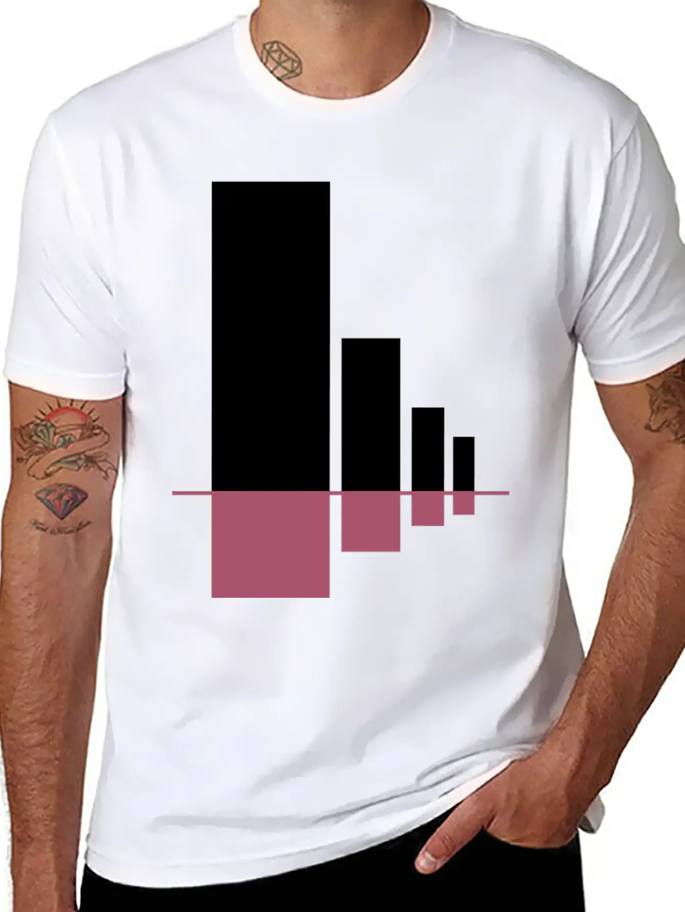Music Design Unisex Casual T-Shirt – Clean Design For Daily Comfort
