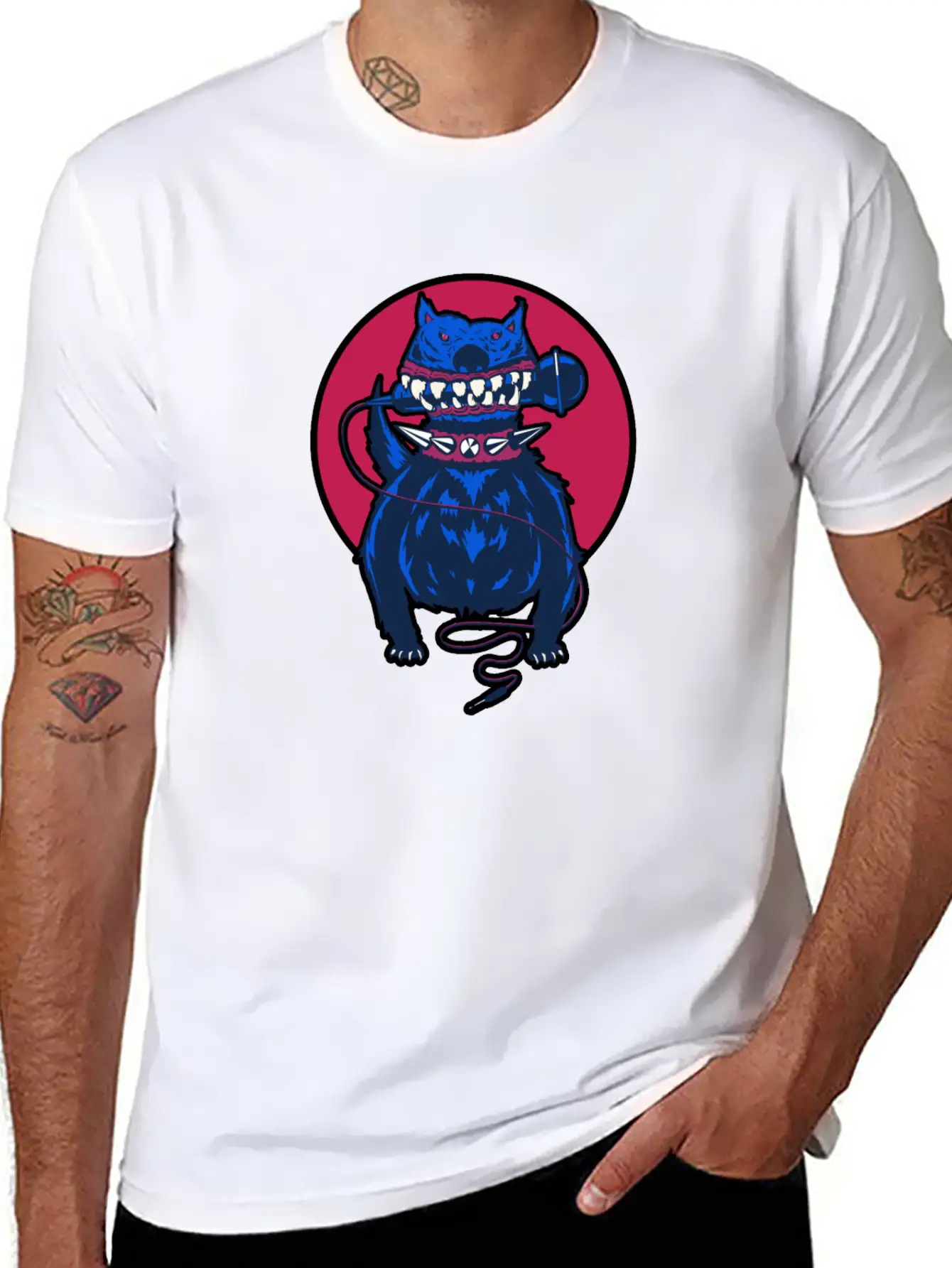 Music Dog Unisex Casual T-Shirt – Clean Design For Daily Comfort