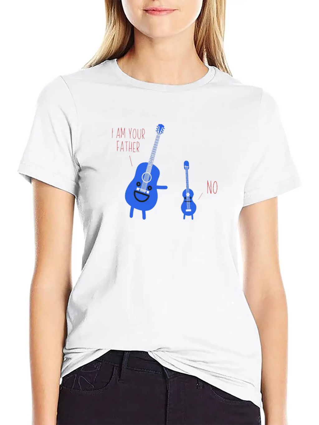 Music - Guitar Father Breathable Soft Cotton T-Shirt – Timeless Casual Look