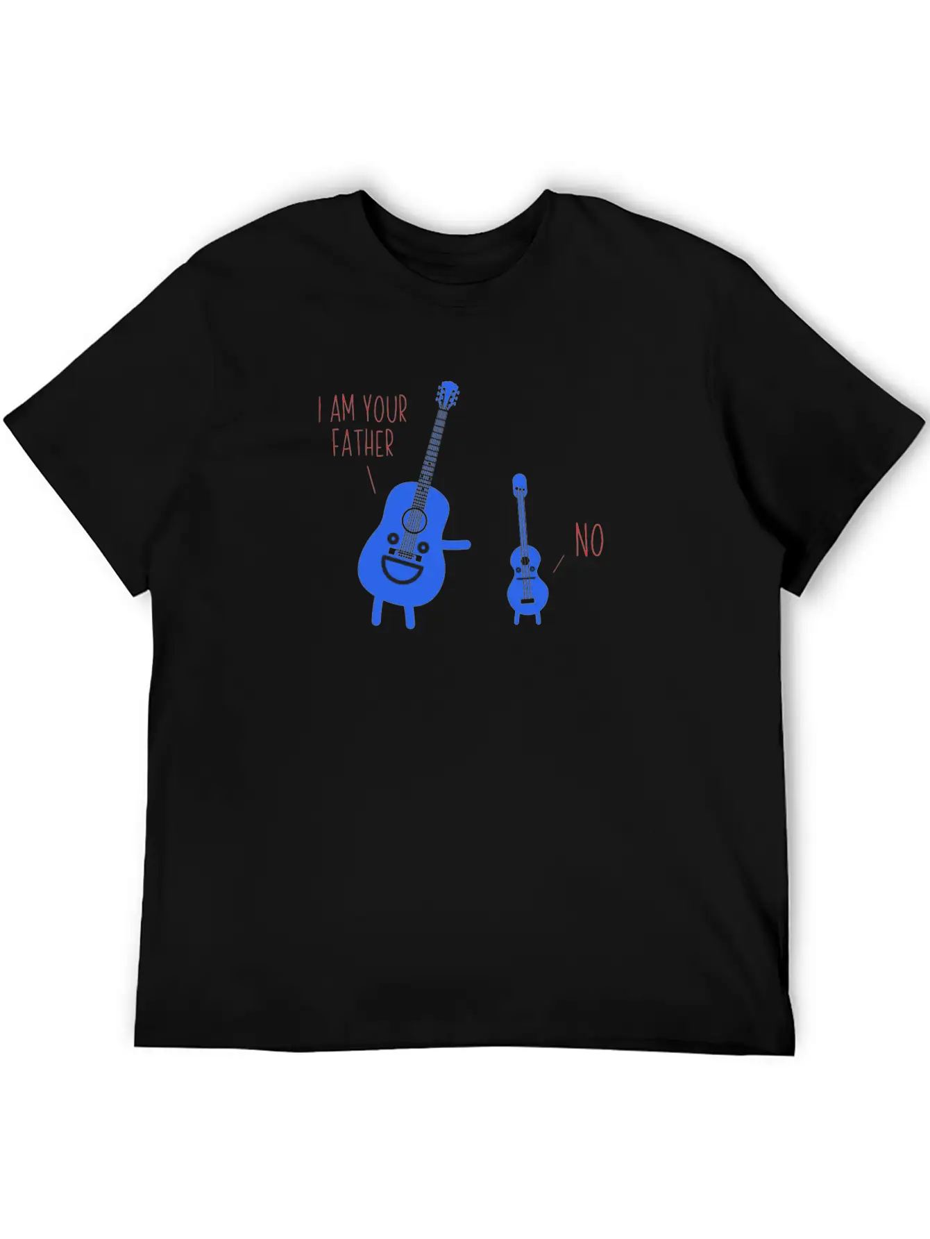 Music - Guitar Father Breathable Soft Cotton T-Shirt – Timeless Casual Look