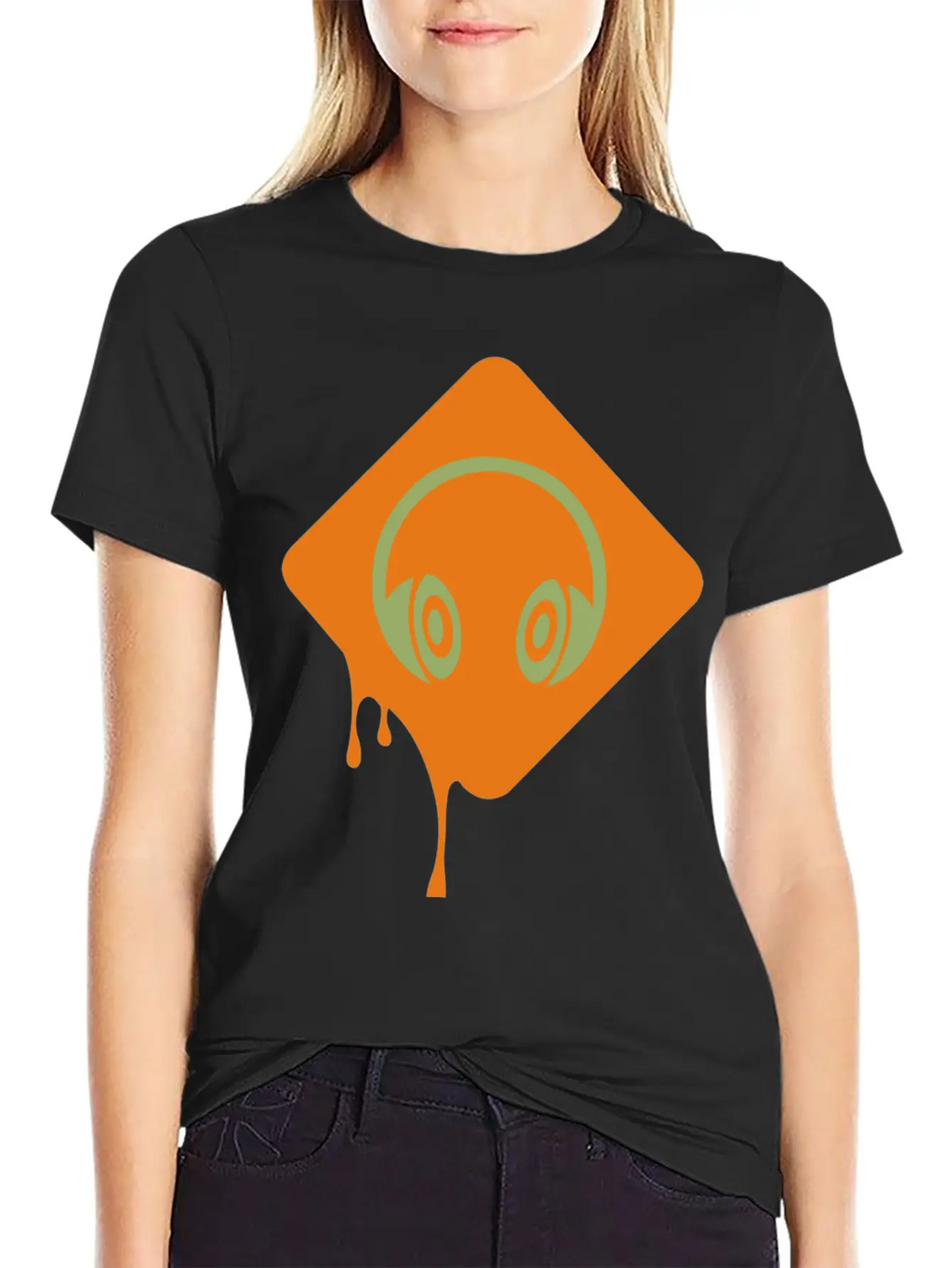 Music Headphone Unisex Short Sleeve Soft Cotton T-Shirt – Casual Everyday Wear