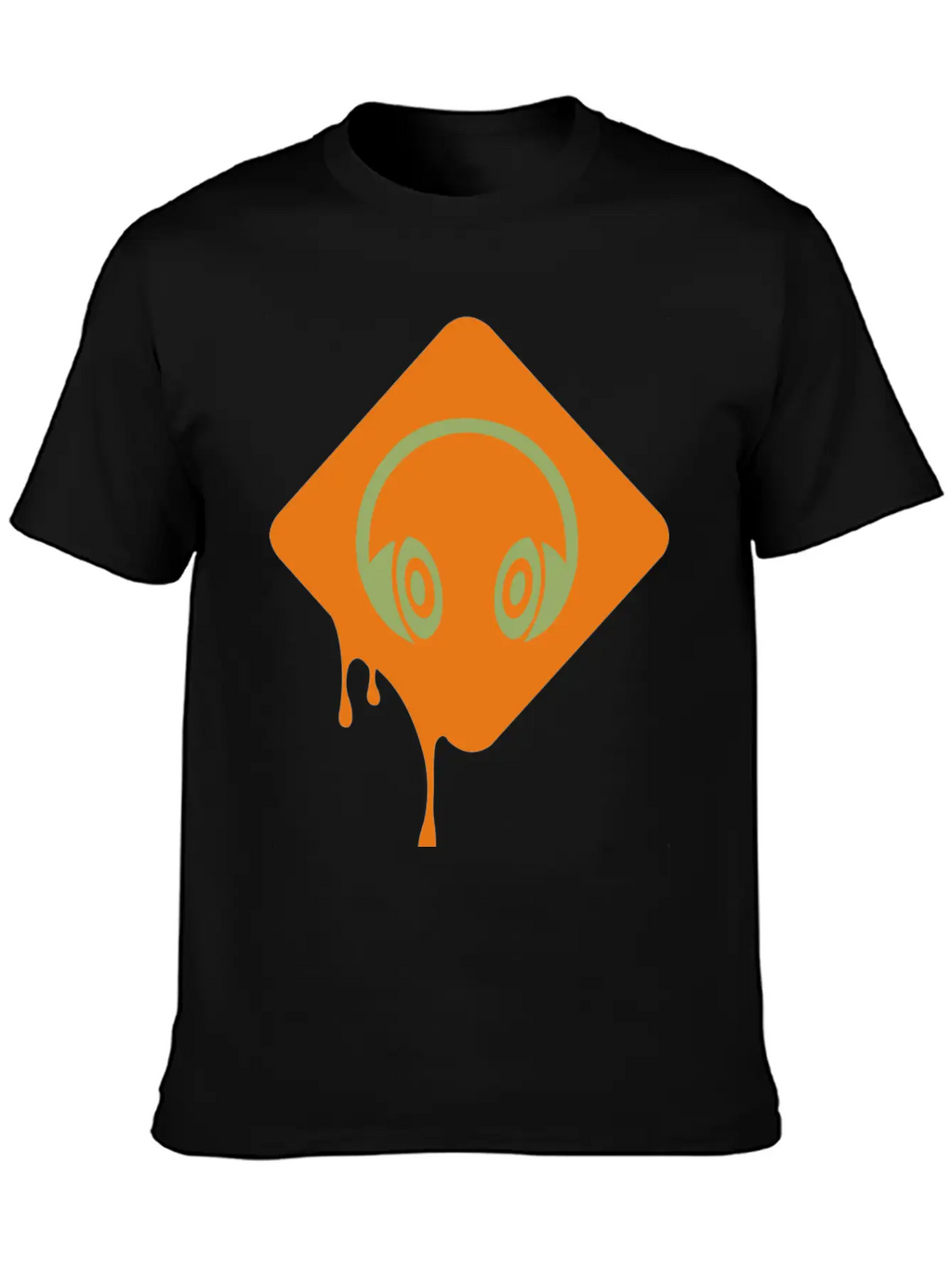 Music Headphone Unisex Short Sleeve Soft Cotton T-Shirt – Casual Everyday Wear