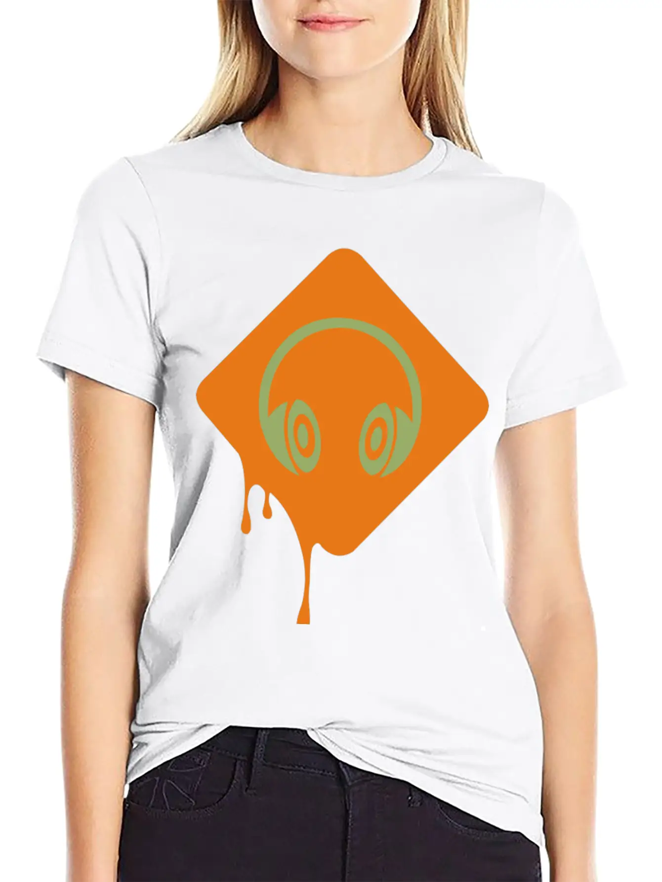 Music Headphone Unisex Short Sleeve Soft Cotton T-Shirt – Casual Everyday Wear
