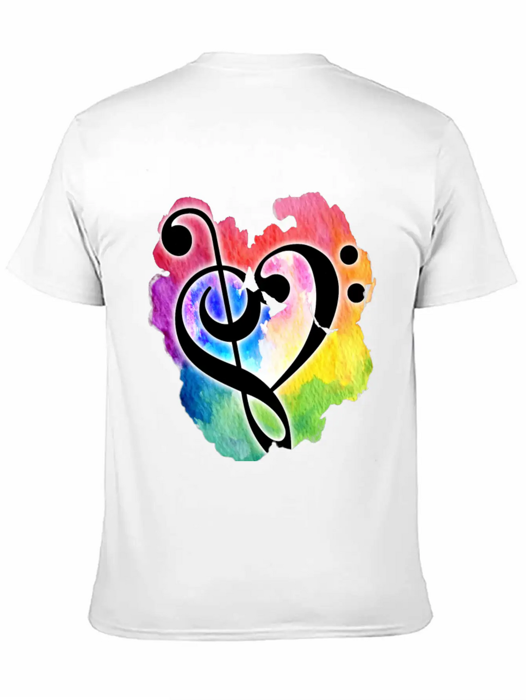 Music Heart Love Essential Cotton Tee For Daily Outfits – Unisex Style