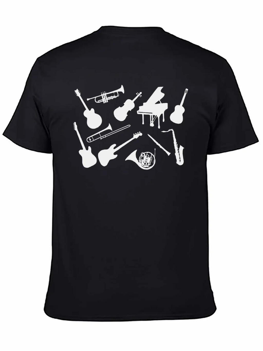 Music_instrument_bh Essential Cotton Tee For Daily Outfits – Unisex Style