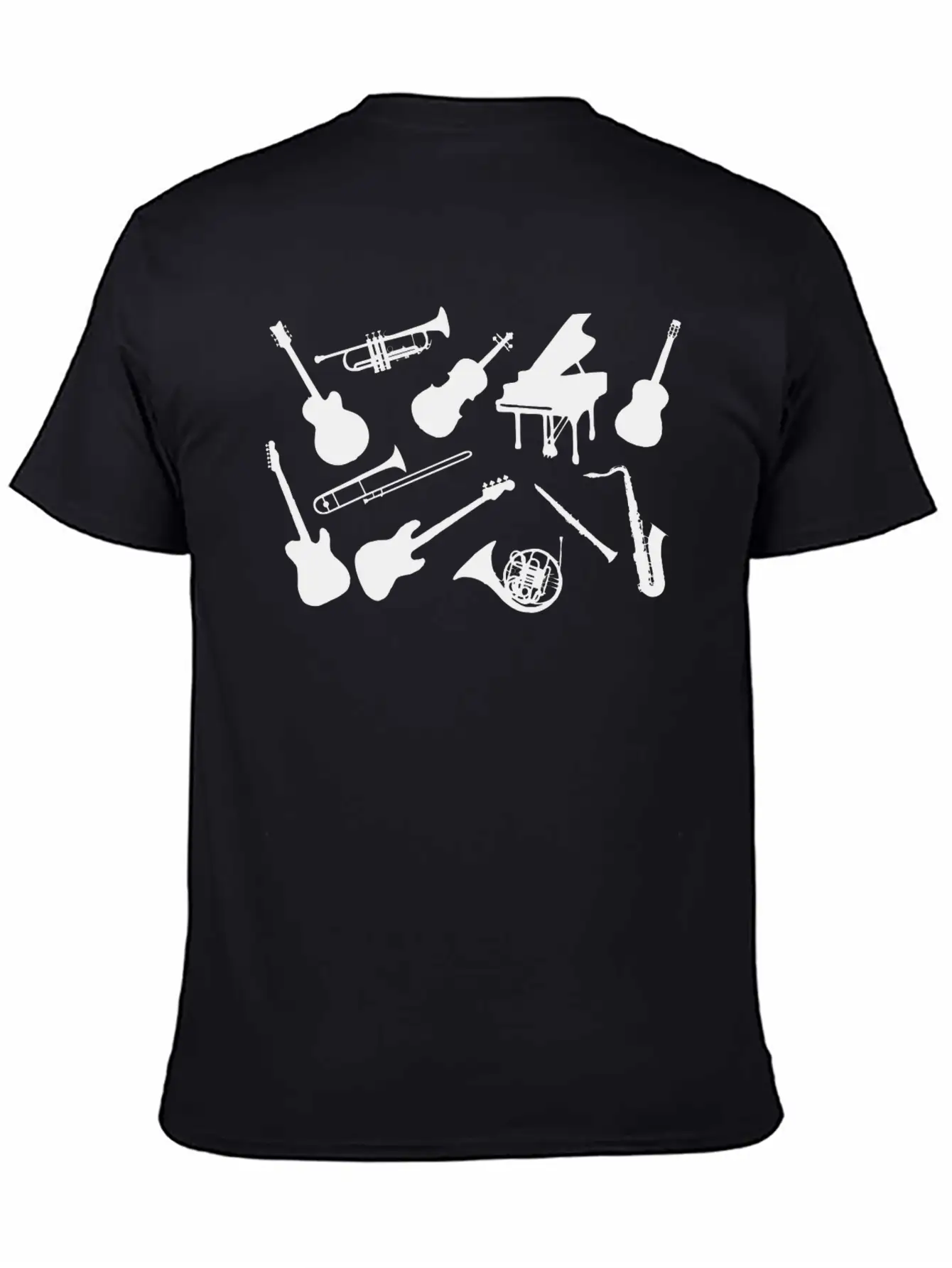 Music_instrument_bh Essential Cotton Tee For Daily Outfits – Unisex Style