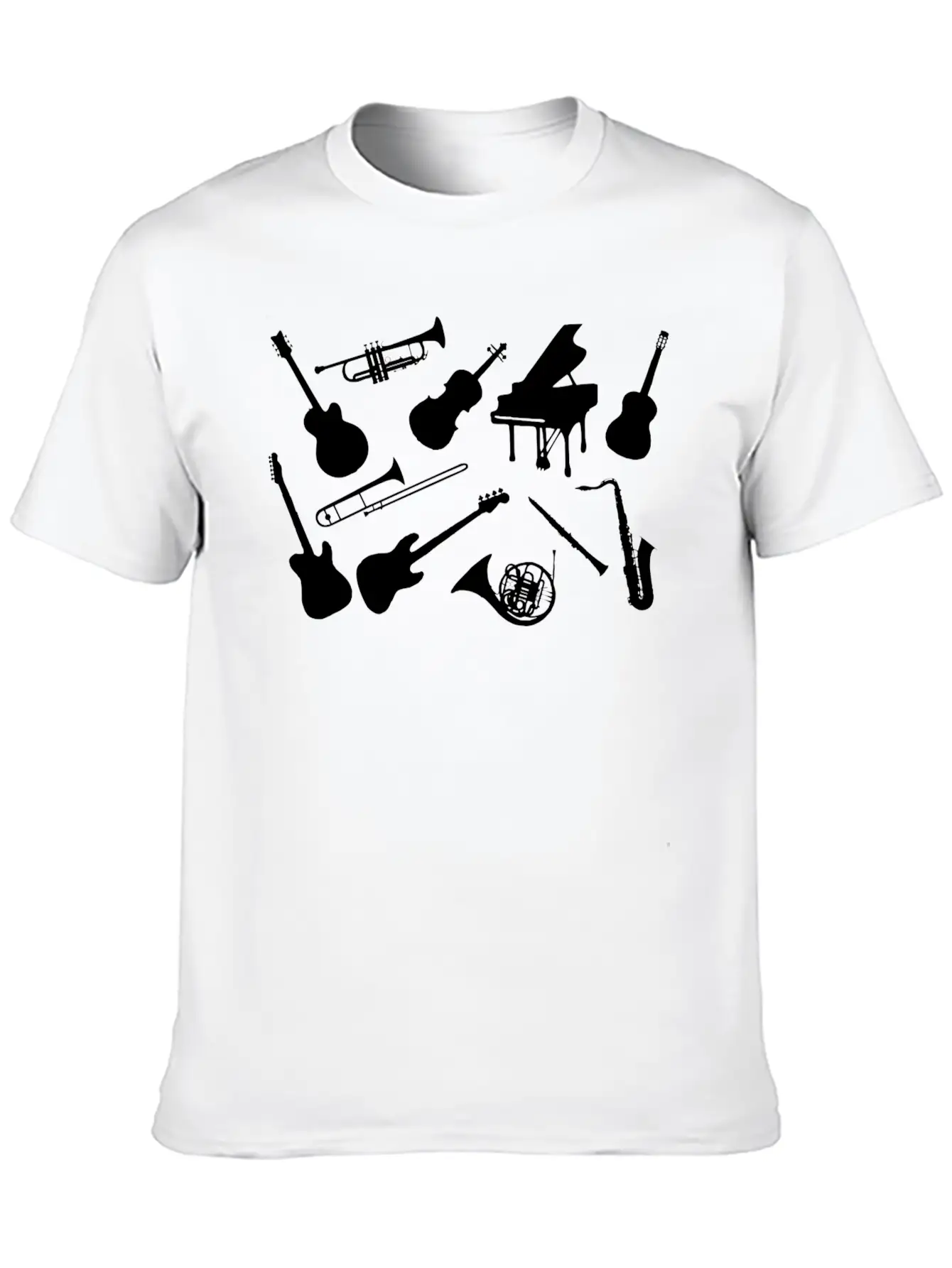 Music_instrument_bh Essential Cotton Tee For Daily Outfits – Unisex Style