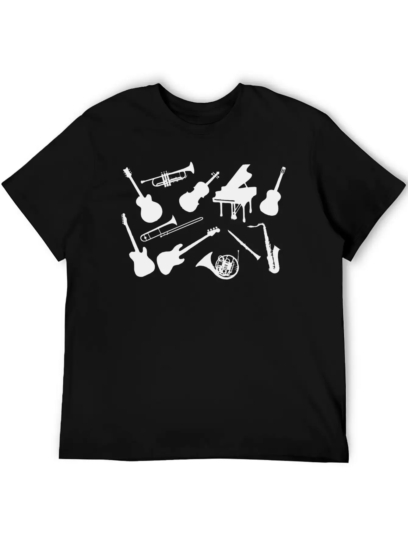 Music_instrument_bh Essential Cotton Tee For Daily Outfits – Unisex Style