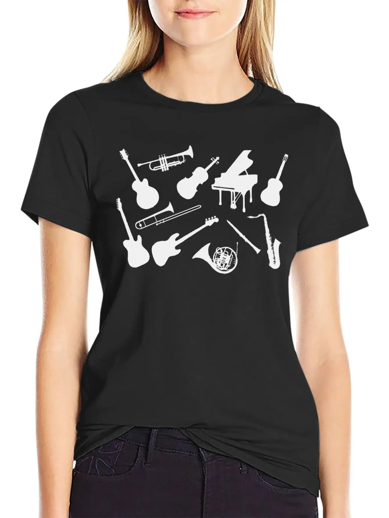 Music_instrument_bh Essential Cotton Tee For Daily Outfits – Unisex Style