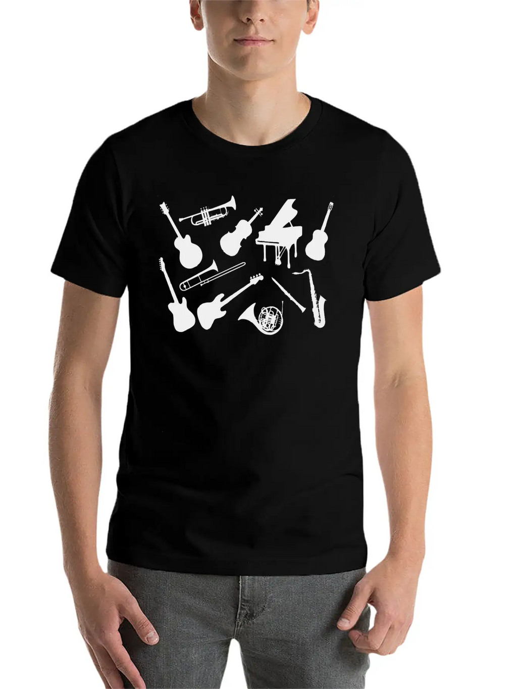 Music_instrument_bh Essential Cotton Tee For Daily Outfits – Unisex Style