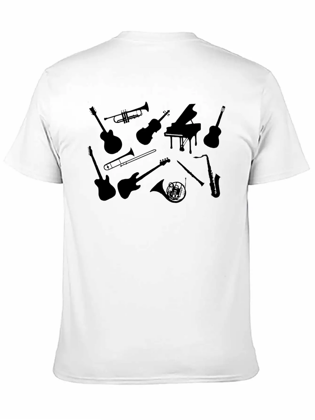 Music_instrument_bh Essential Cotton Tee For Daily Outfits – Unisex Style
