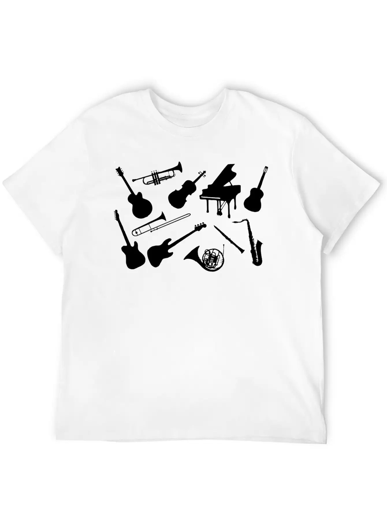 Music_instrument_bh Essential Cotton Tee For Daily Outfits – Unisex Style