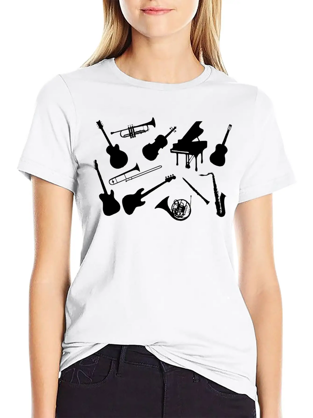 Music_instrument_bh Essential Cotton Tee For Daily Outfits – Unisex Style