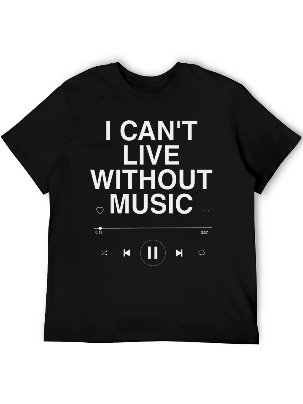 MUSIC IS EVERYTHING Unisex Casual T-Shirt – Clean Design For Daily Comfort