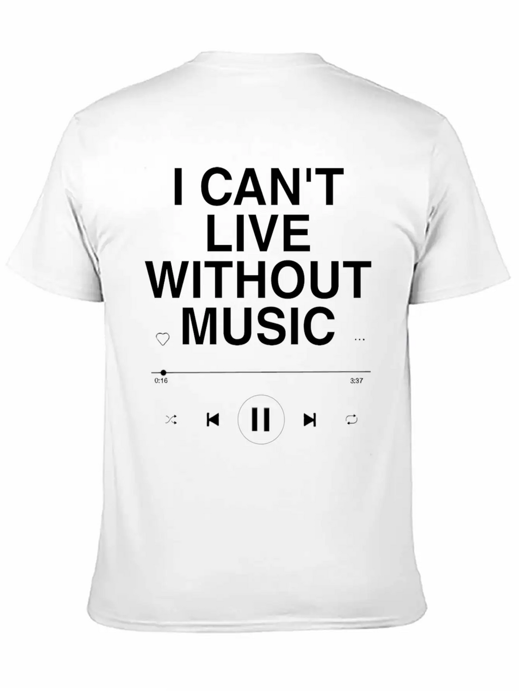 MUSIC IS EVERYTHING Unisex Casual T-Shirt – Clean Design For Daily Comfort