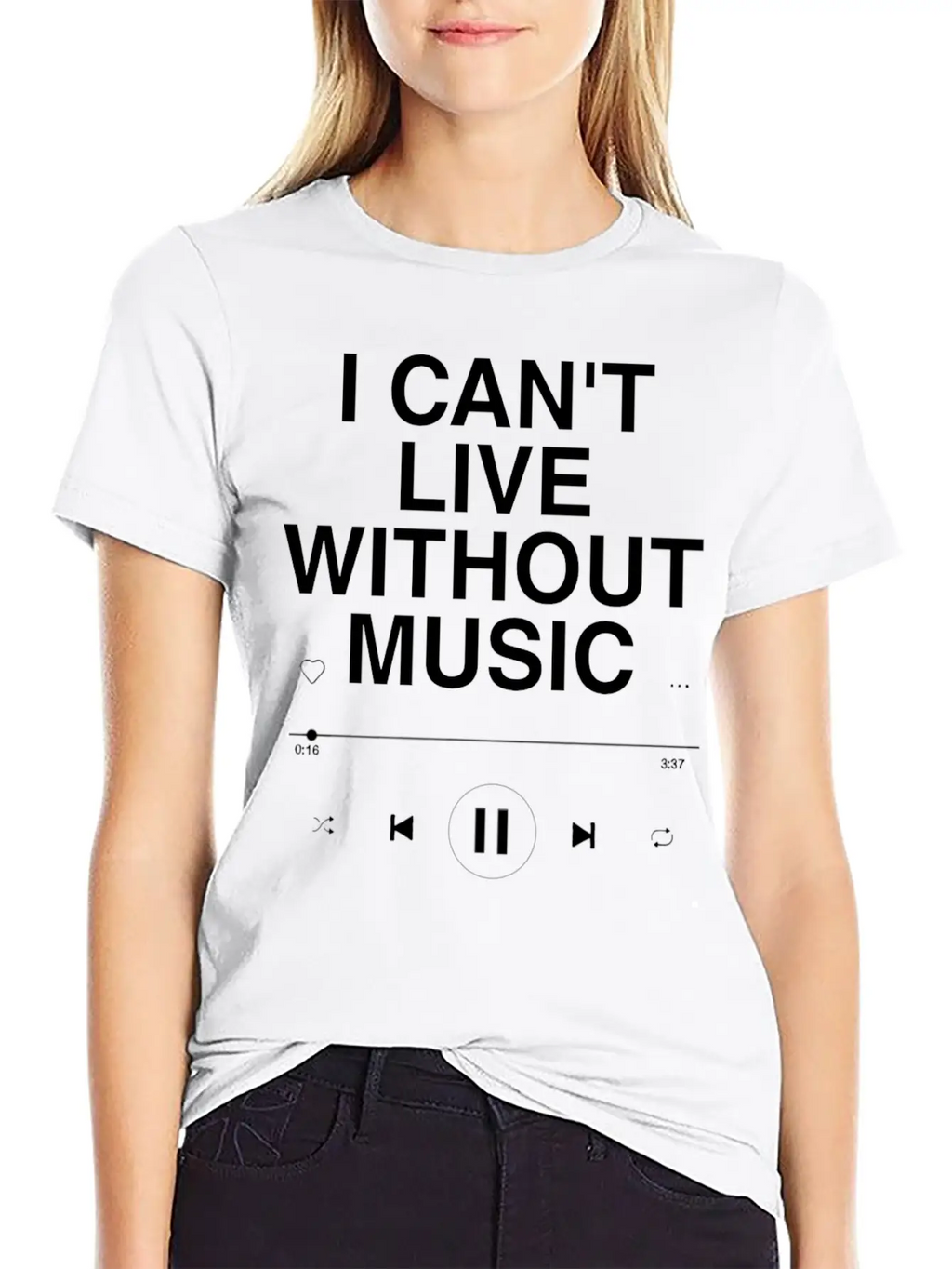 MUSIC IS EVERYTHING Unisex Casual T-Shirt – Clean Design For Daily Comfort